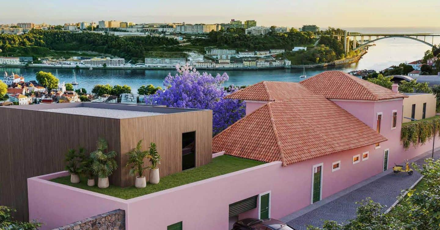 Apartamento 1+1 con jardín en Oporto