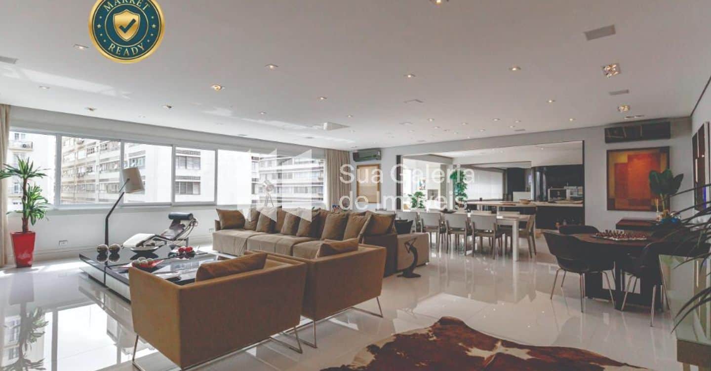 Ein überraschender Klassiker, hochmodern. Einzigartige Wohnung mit 548 m² und 5 Suiten in Higienópol