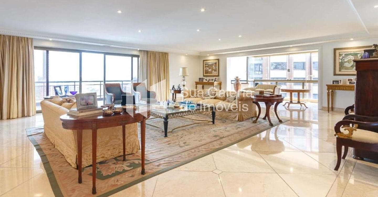 Apartamento com 419,5 m ², vista de cinema, 4 suítes e lazer completo em Higienópolis. - Higienópolis - São Paulo, SP