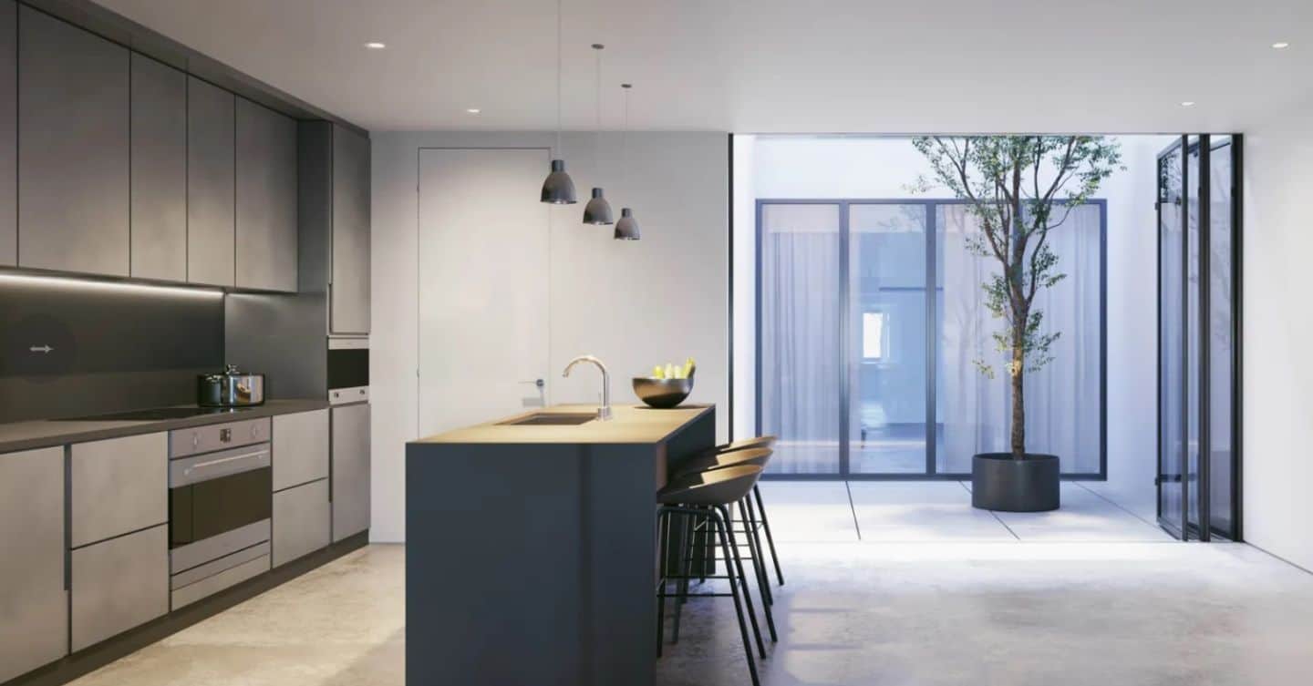 Apartamento duplex novo T5 com terraço e quatro vagas de garagem