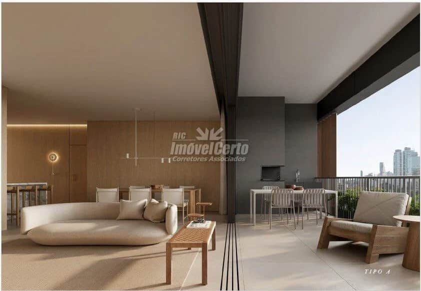 Apartment with 3 Bedrooms for Sale 132.16m² for R$ 2,346,593.00 in Bigorrilho - CURITIBA