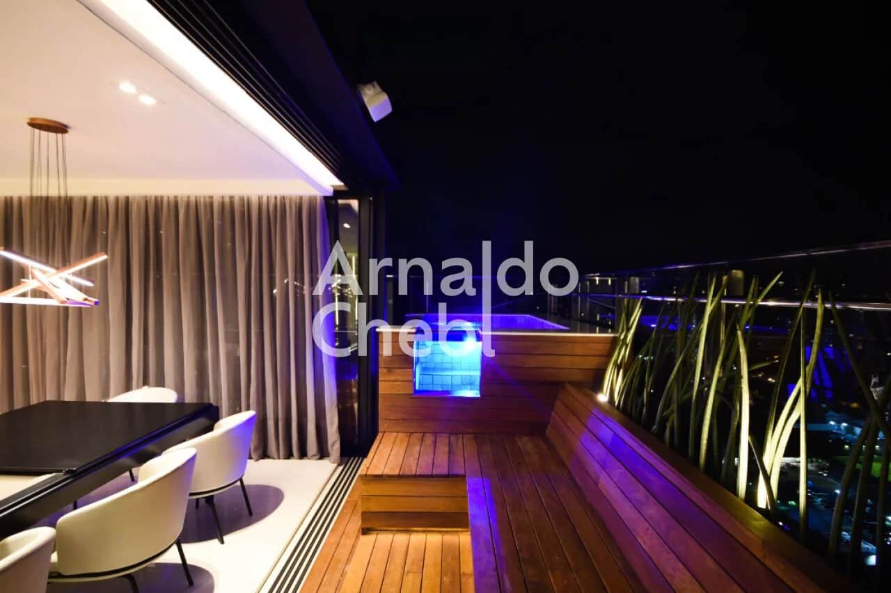 Penthouse mit 180,2 m², 3 Zimmern, davon 1 Suite, in Vila Olímpia zu verkaufen.