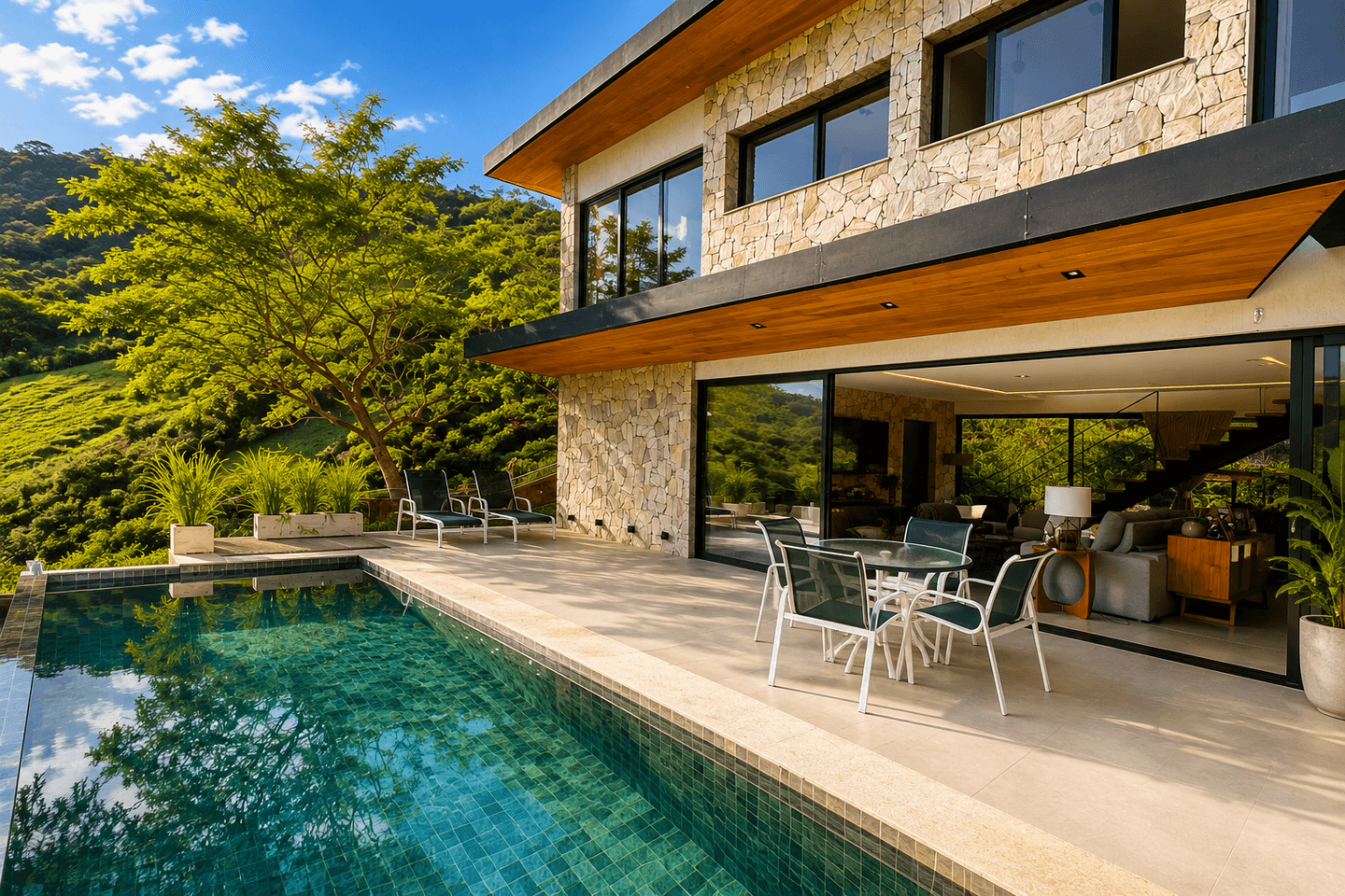 Contemporary Elegance with Endless Mountain Views