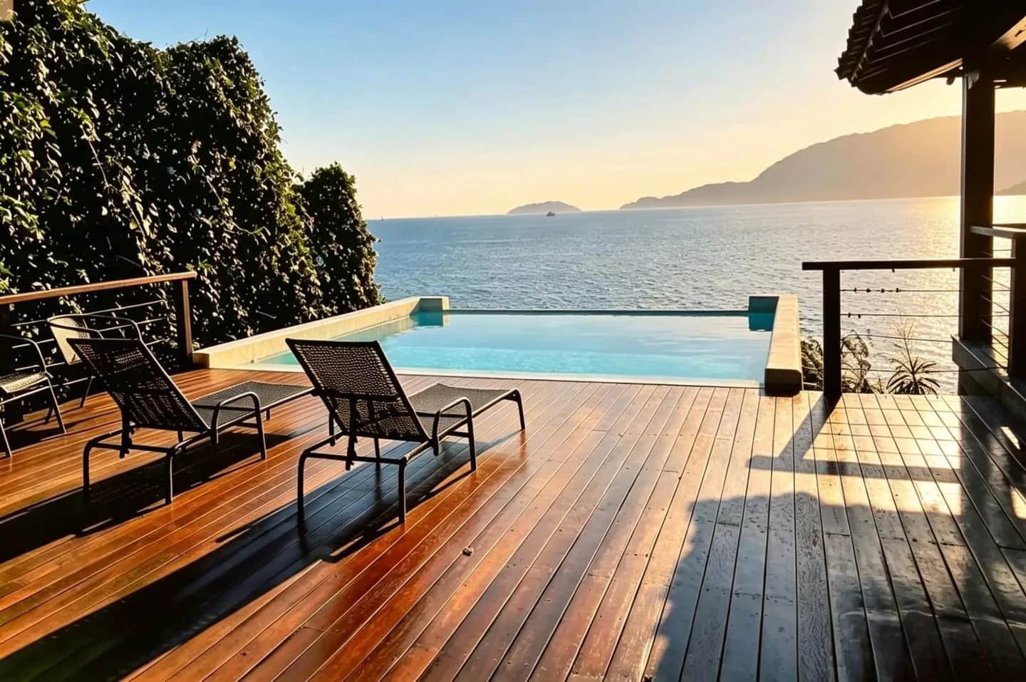 Casa de Alto Padrão com Pier Privativo e Vista Panorâmica para o Mar — Feiticeira, Ilhabela