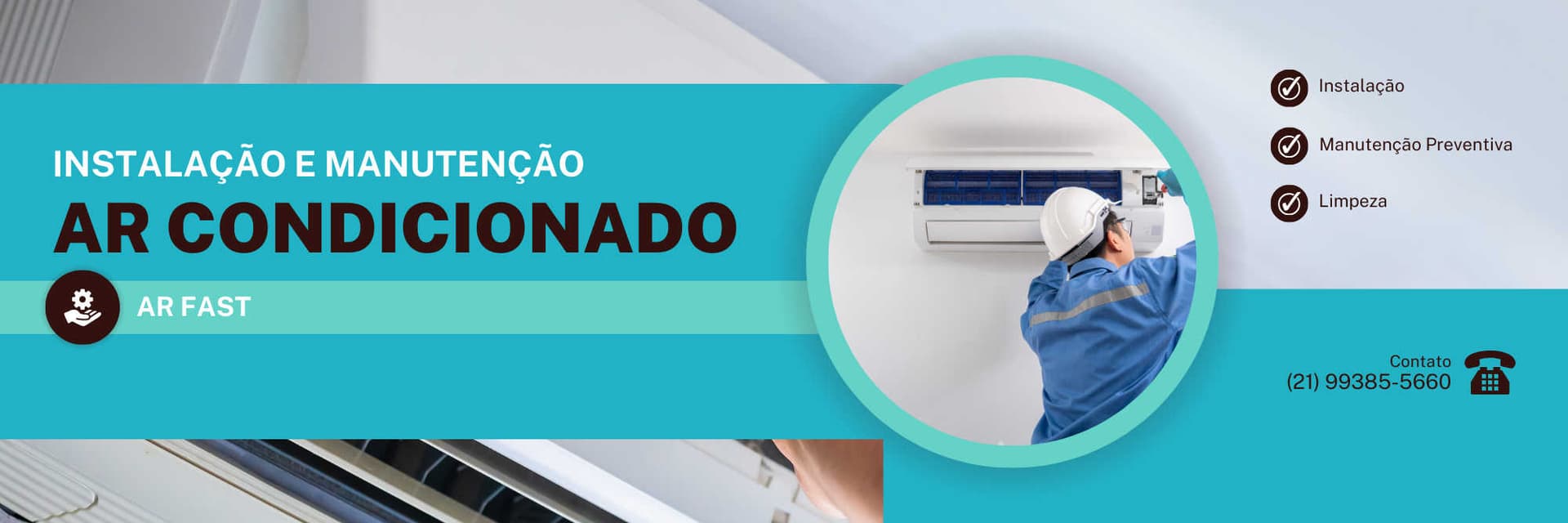 Capa de AR Fast climatização